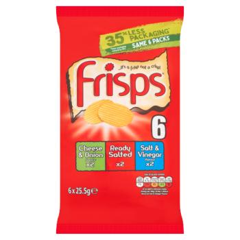 Frisps Variété Multipack Chips 6 Paquets