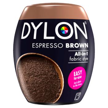 Teinture pour Tissu Tout-en-1 Dylon Brun Espresso 350g