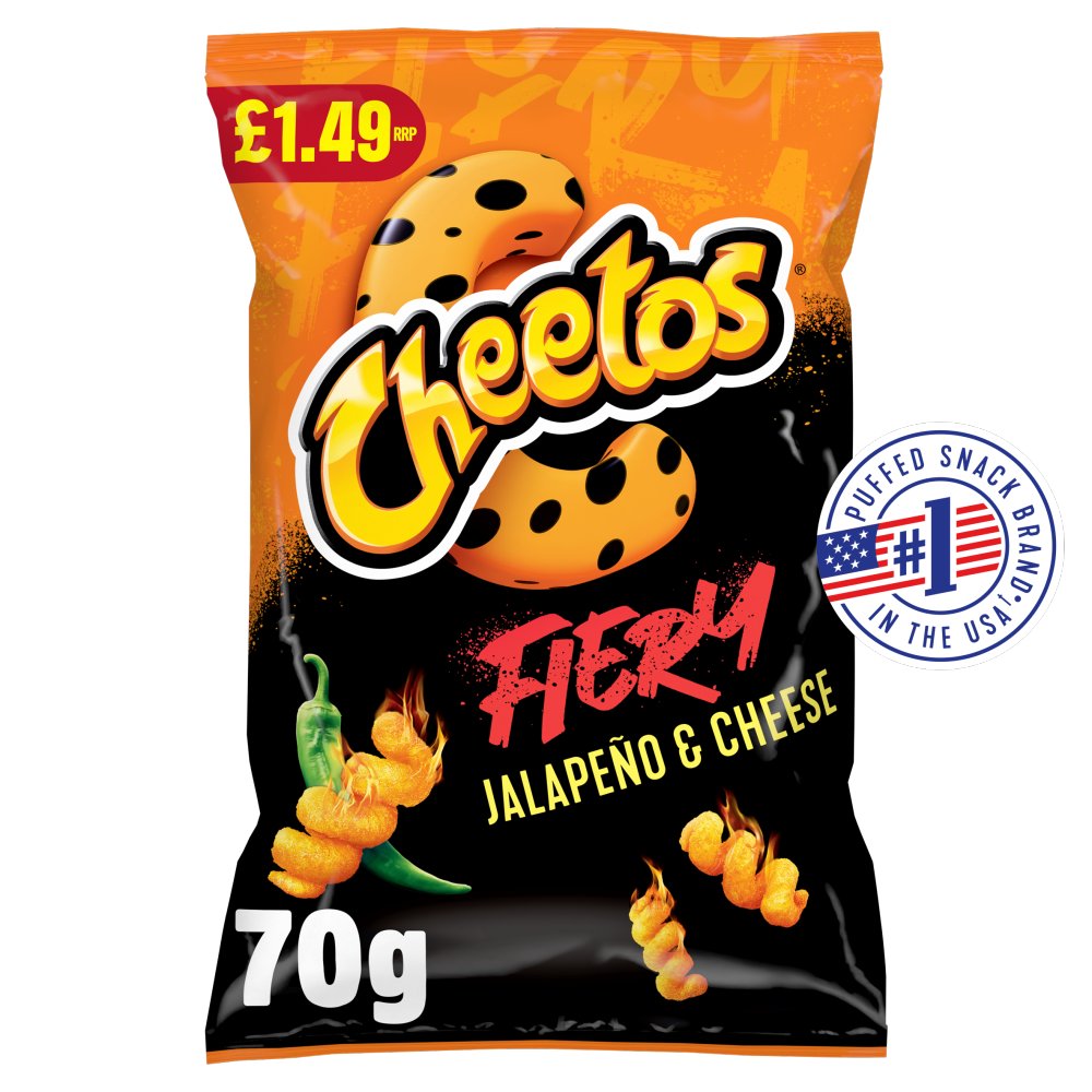 Cheetos Jalapeño Piquant et Fromage à Partager 70g