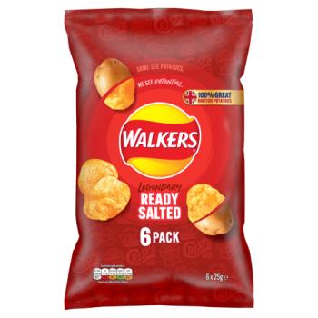 WALKERS SALÉES 6 paquets