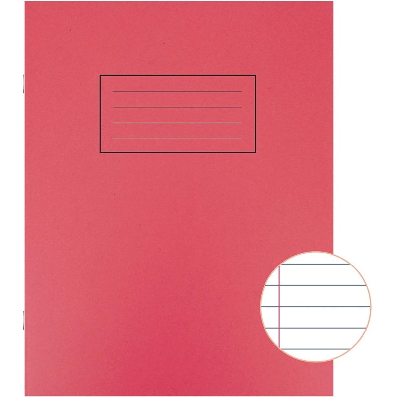 CAHIER D'EXERCICES SILVINE, SEYÈS, 229X178MM, ROUGE