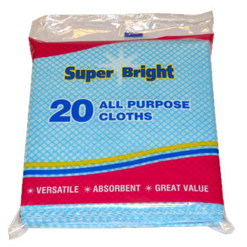 LINGETTES TOUT USAGE SUPER ÉCLAT X20