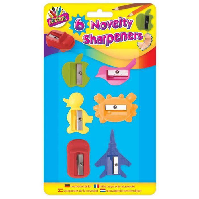 Artbox Taille-Crayons Fantaisie Amusants - Lot de 6