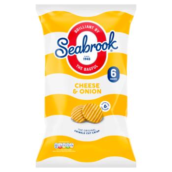 SEABROOK SAVEUR FROMAGE ET OIGNON 6 sachets