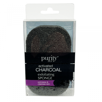 Purity Plue Éponge exfoliante au charbon actif