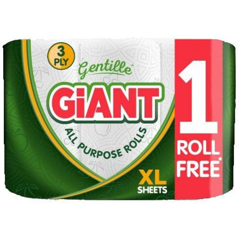 Gentille Giant 3 Ply Thickness Paper Towel Pack of 3