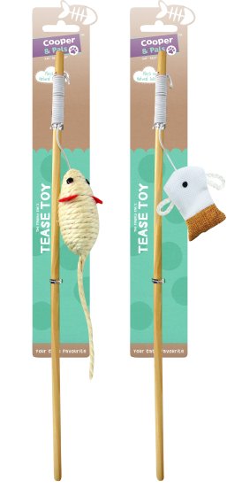 Jouet à plume pour chat