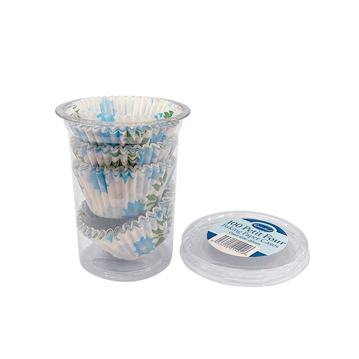 Essential Petit Four Cases White (Pack 100)