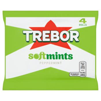 Trebor Softmints Menthes Poivrée Lot de 4 179,6g
