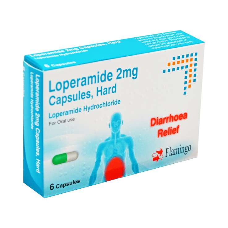 Flamingo Soulagement de la diarrhée (2 mg) 6 Gélules