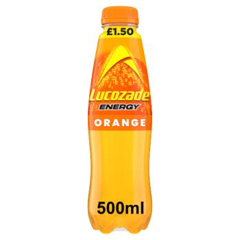 Lucozade Energy Drink Orange 500ml PMP £1.50