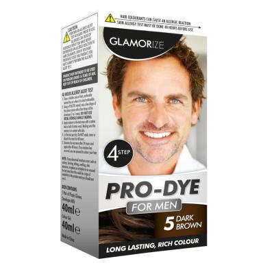 Glamorize Men's Dark Brown Hair Dye Colour No. 5