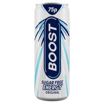 BOOST ENERGY DRINK SUGAR FREE ORIGINAL 250ml