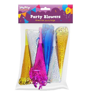 Party Blowers pk of 6
