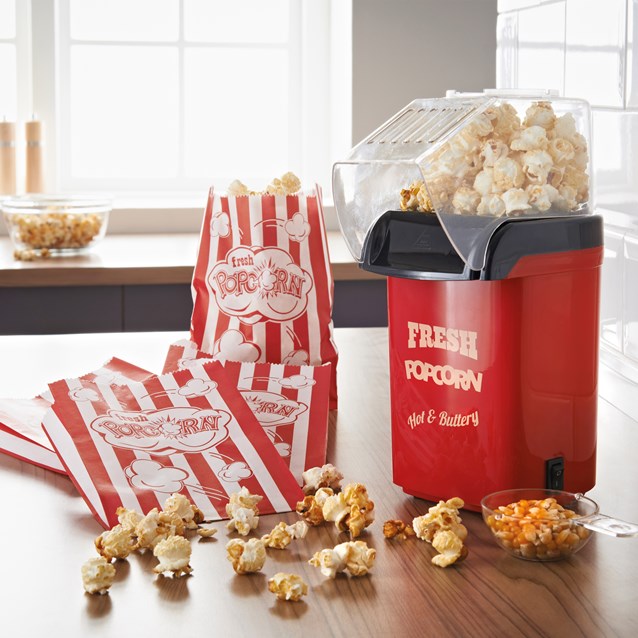 Machine à Popcorn de Fête - Comprend 4 sacs à popcorn !