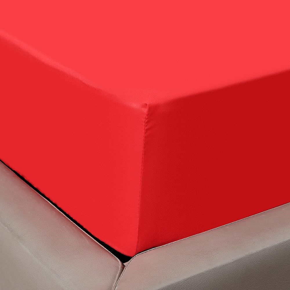 DRAP HOUSSE ROUGE