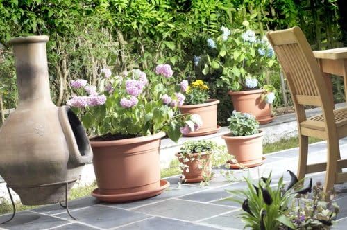 POT DE FLEURS MILANO ROND TERRE CUITE 35CM