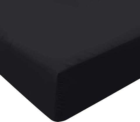 Drap-housse noir King Size