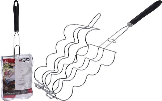 Pince à Maïs Acier Argent Barbecue 54 X 18,5 Cm