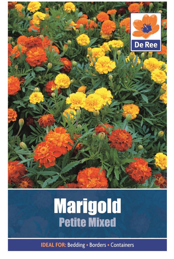 De Ree Marigold Petite Mixed Seeds