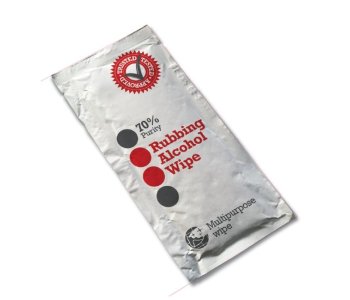 Lingette d'alcool à friction à l'isopropanol Wilsons