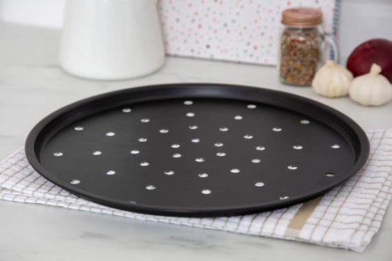 Plateau à pizza Wham® Essentials 30 cm Noir/Noir
