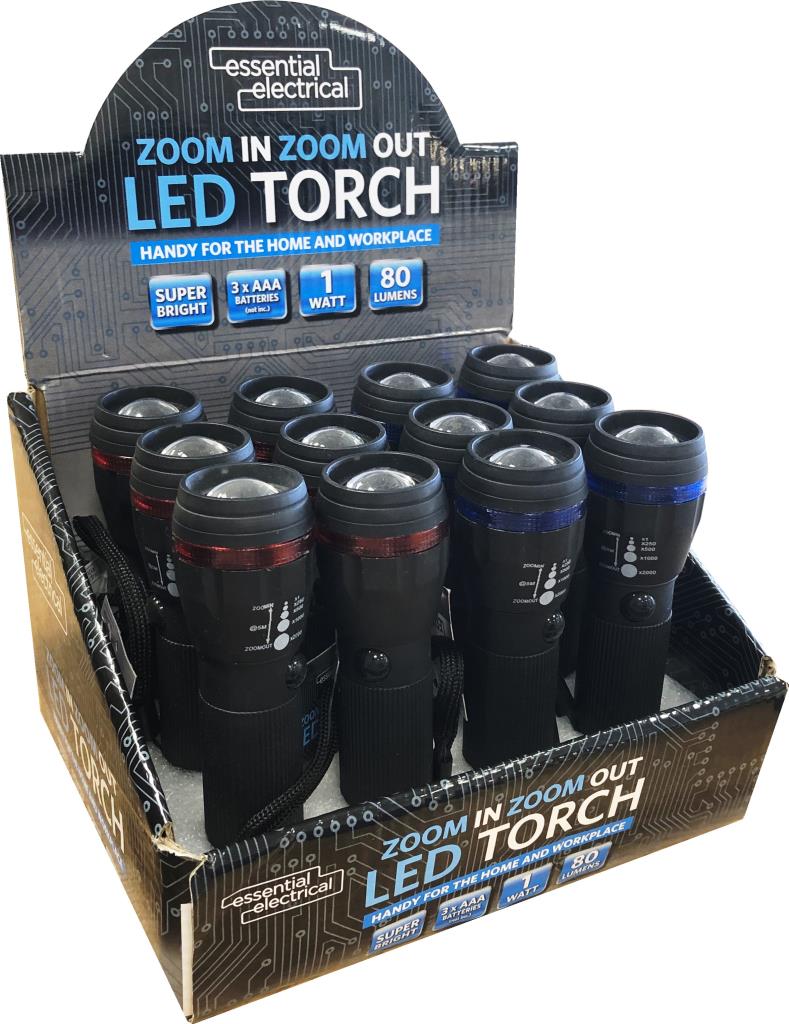 EE LED Zoom Torch - Powerful and Adjustable Flashlight for Every Adventure