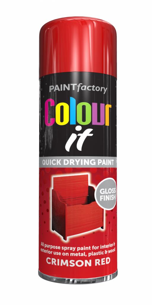 COLOUR IT - Red Gloss 250ml: Premium Paint for Vibrant and Durable Finishes