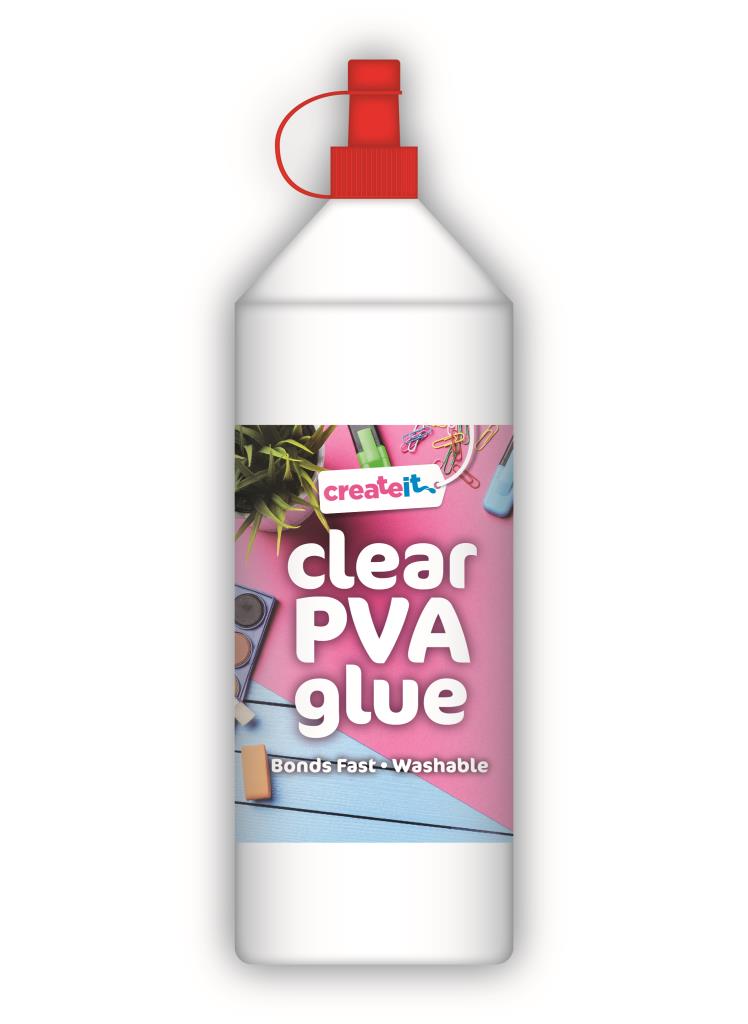 Create It Colle PVA Lavable - 946 ml | Colle Artisanale Non Toxique et Facile à Utiliser