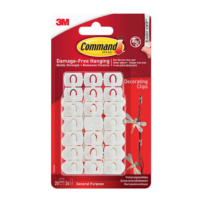 Attaches décoratives Command 20 unités 17026