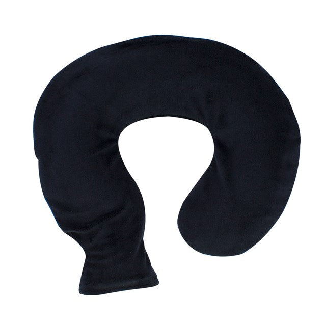 Bouillotte Bauer en polaire douce pour le cou - Noir