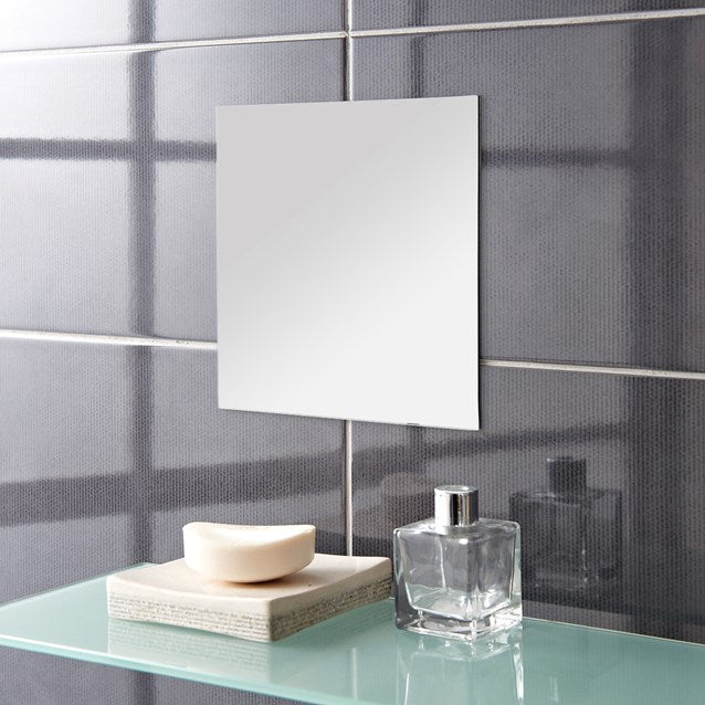 Lot de 3 petits miroirs carrés autocollants