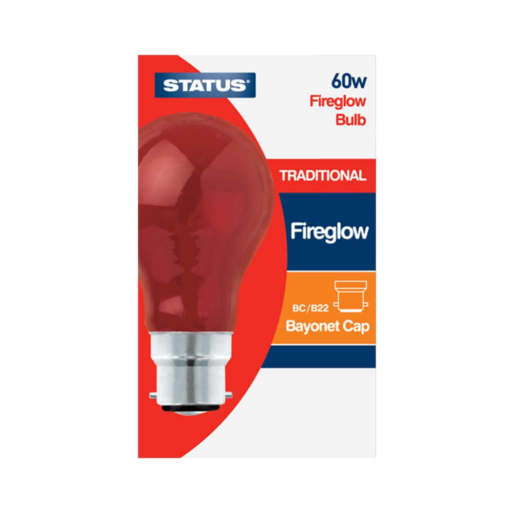 60w - GLS - Fireglow - BC - boîte de 1