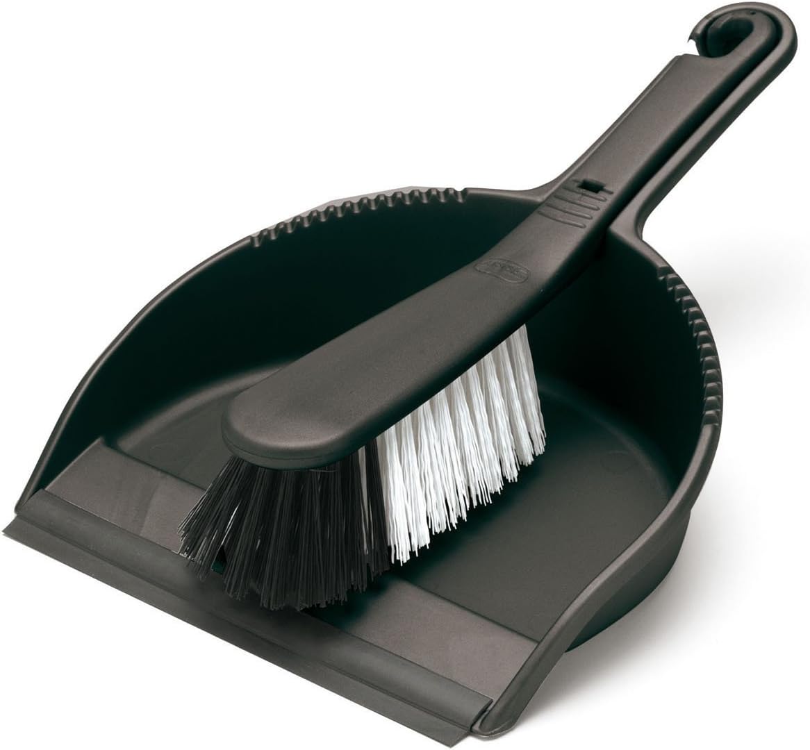 DUSTPAN SETS BLACK SOFT