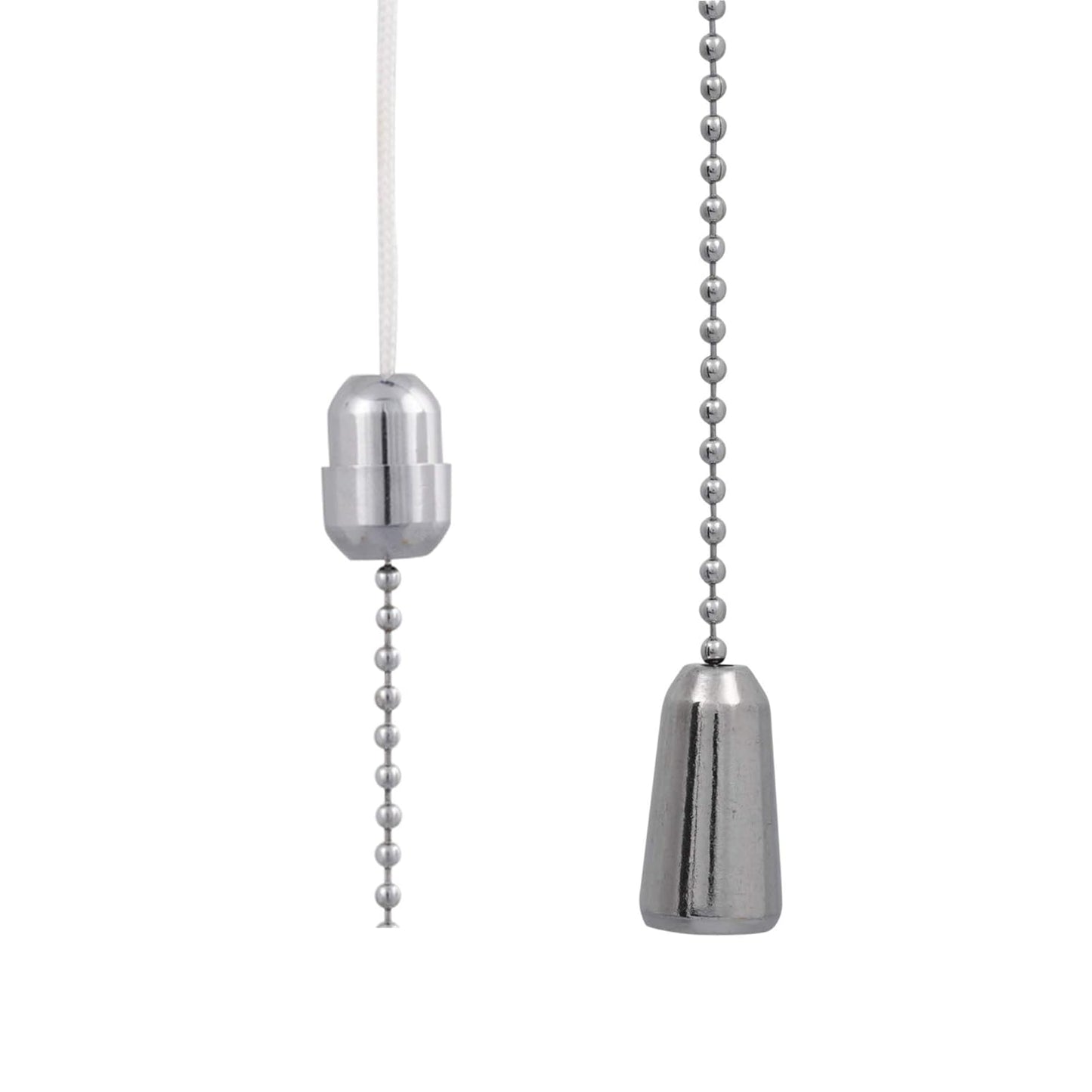 LAMPFIX 1 mtr PULL CHAIN WITH 1 1/2” POLISHED CHROME WEIGHT