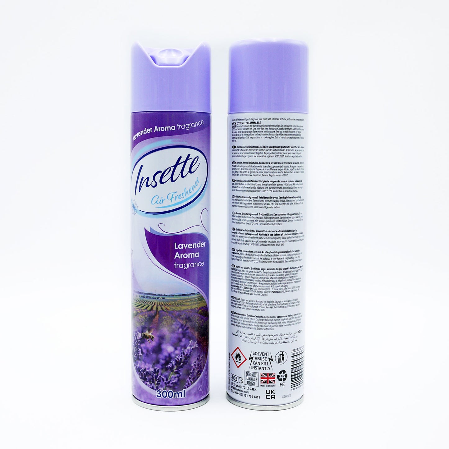 INSETTE 2/1 A/F LAVANDE 300ML