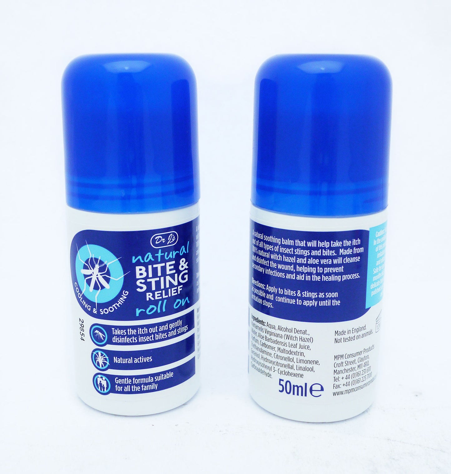 ROLL-ON 50ml SOULAGEMENT PIQÛRES ET MORSURES DR J'S