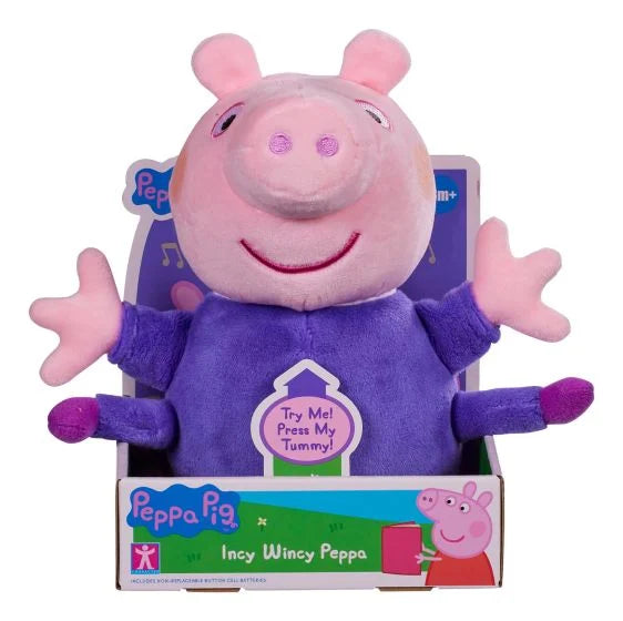 Comptines Peppa Pig Peluche Incy Wincy