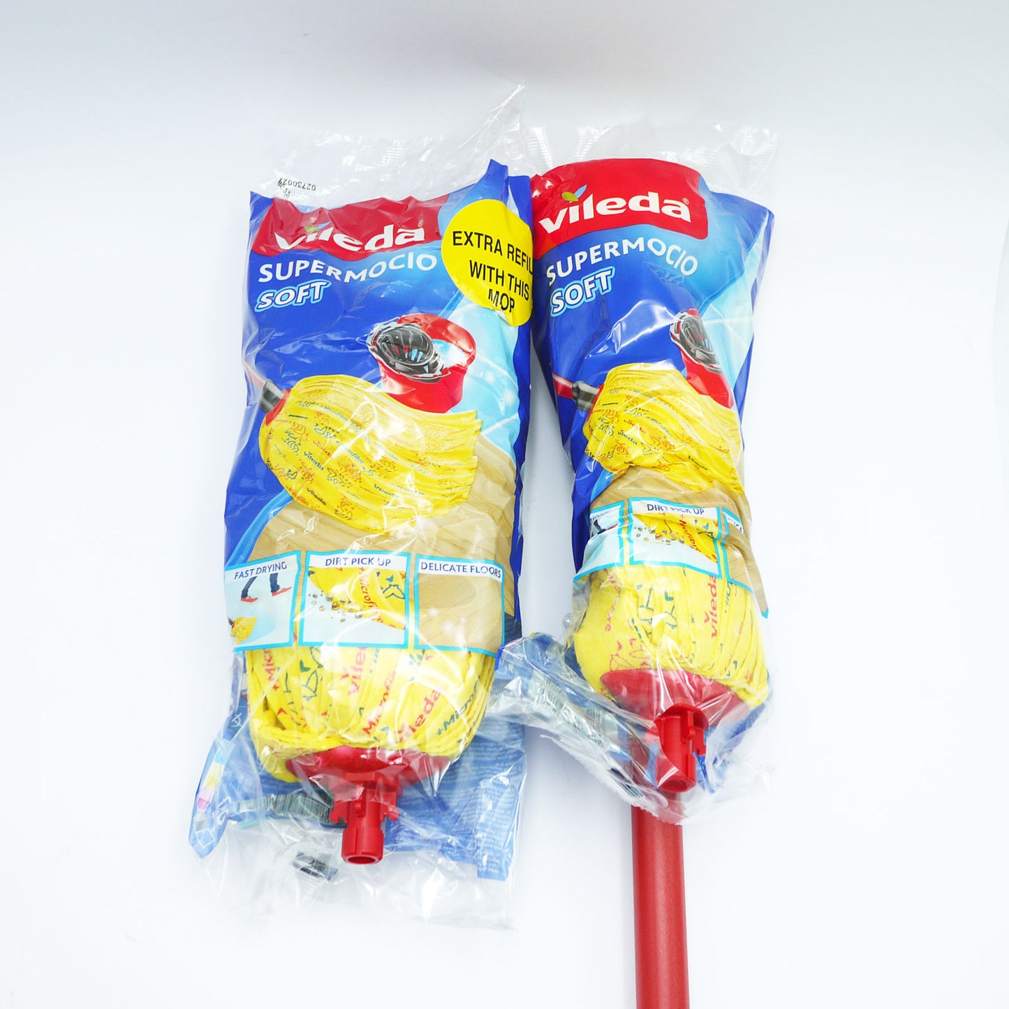 VILEDA SUPER MOCIO BALAI SERPILLÈRE + TÊTE EN COTON JAUNE