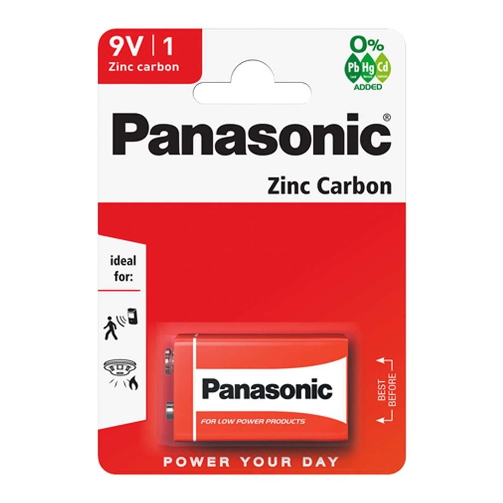Panasonic 9V Zinc - Lot de 1