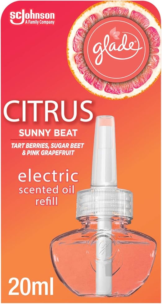 Recharge électrique Glade Agrumes Rythme Ensoleillé, 20 ml