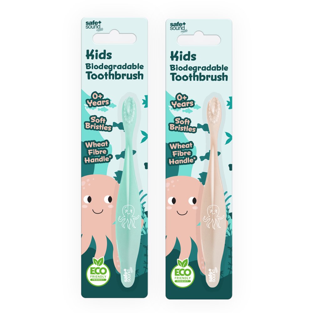 BROSSE À DENTS BIODÉGRADABLE POUR ENFANTS