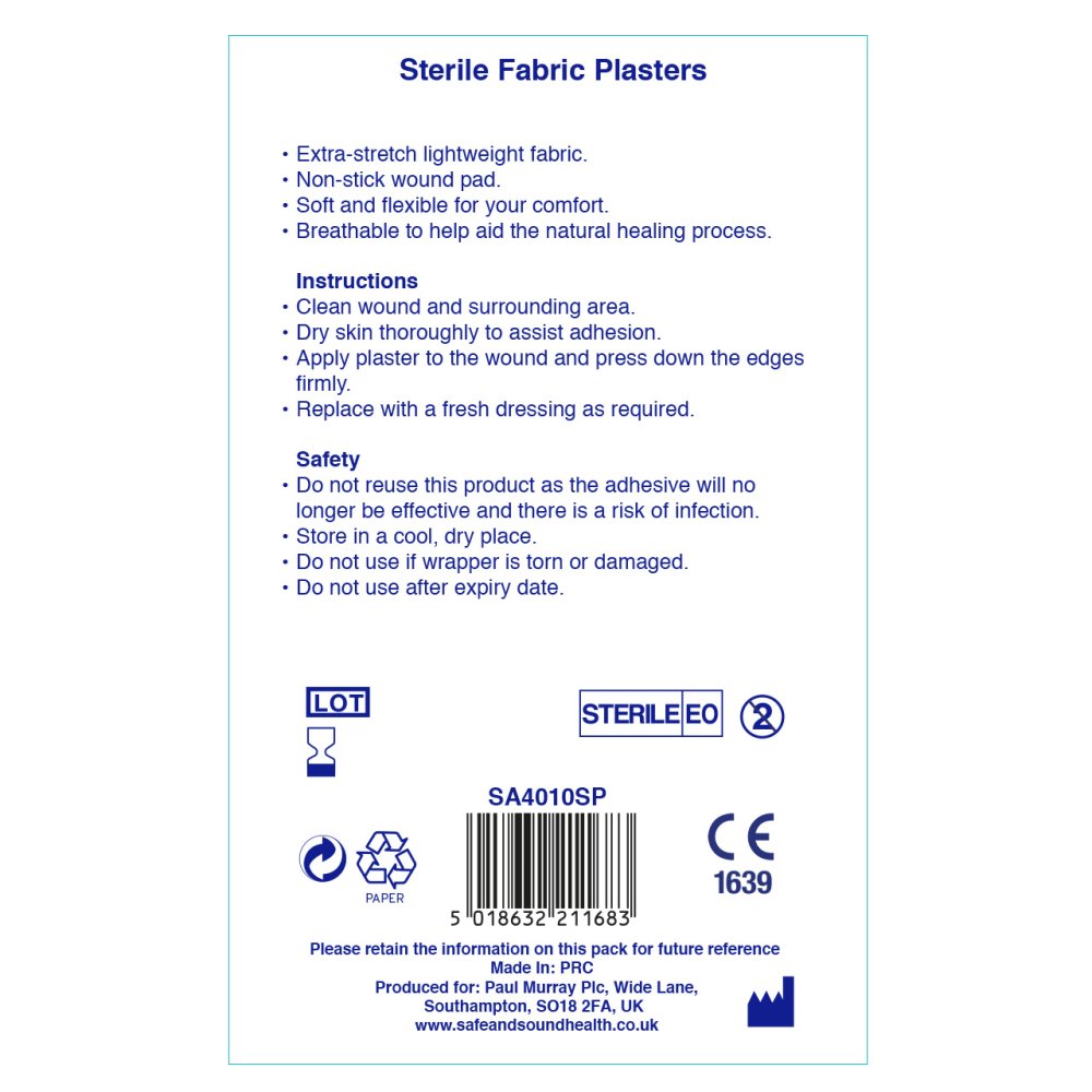 PANSEMENTS TISSUS MEGA PACK DE 40