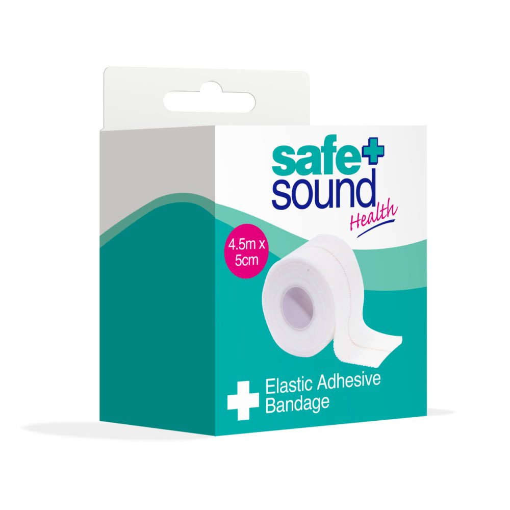 BANDE ADHÉSIVE ÉLASTIQUE 5CM X 4.5M