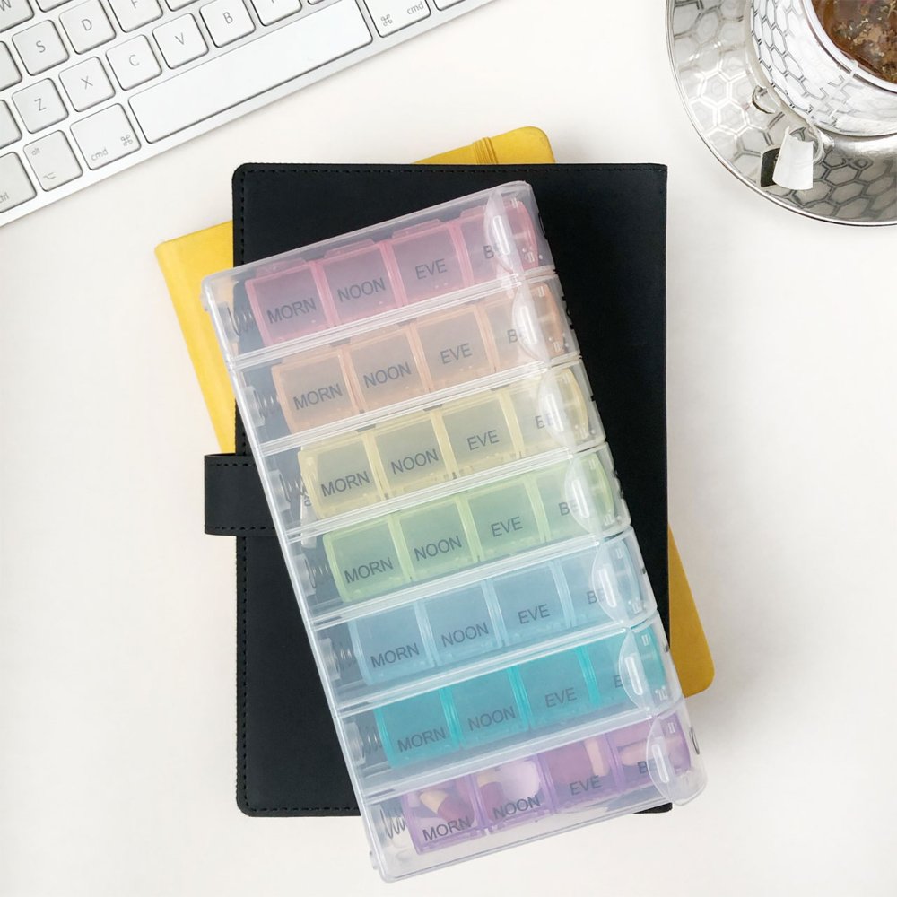 Pilulier hebdomadaire de voyage SAFE & SOUND