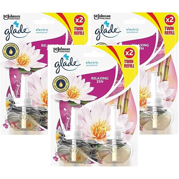 Recharge pour diffuseur électrique Glade Jumeau 20ml Détente Zen 321139