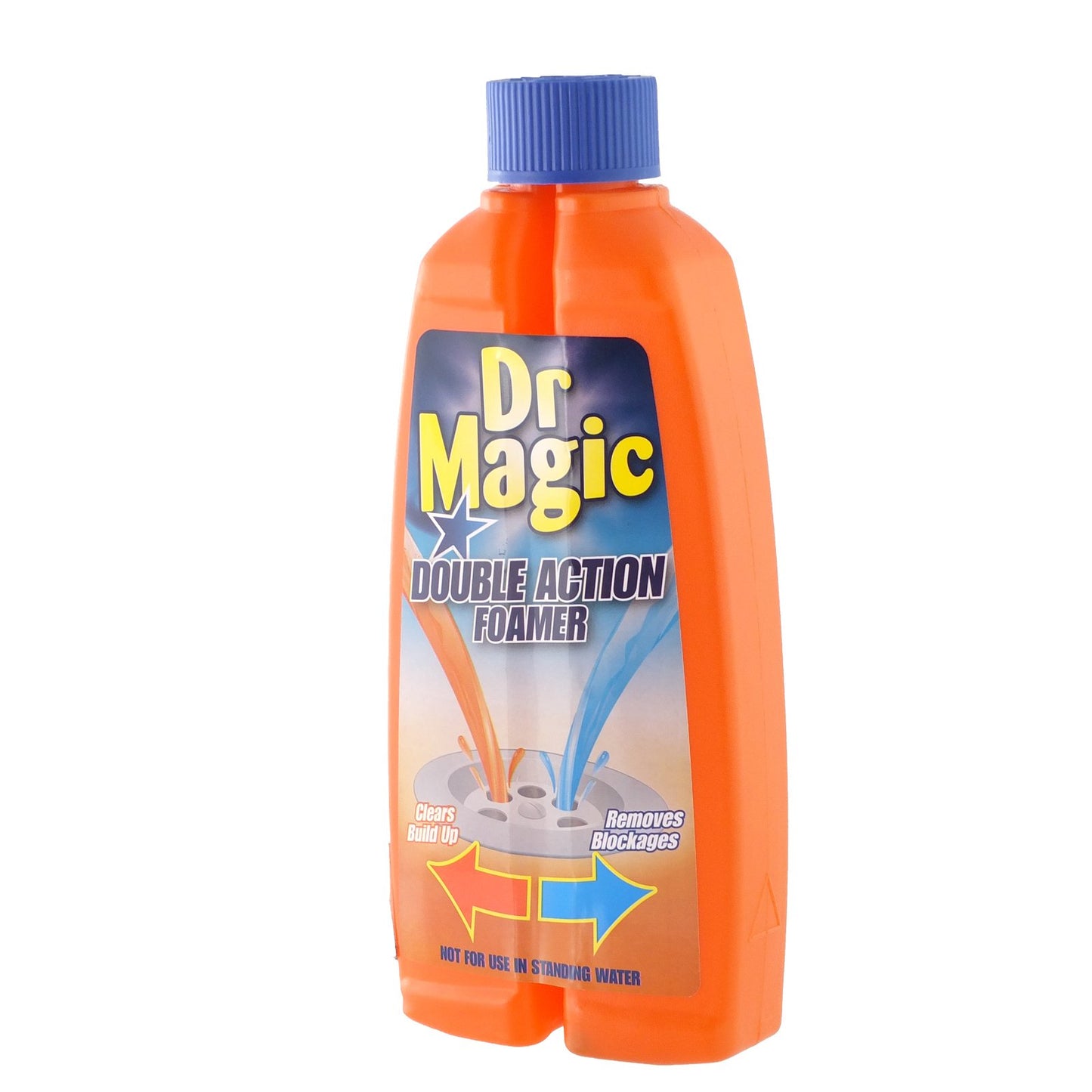 Dr Magic Mousse Nettoyante Double Action Éviers et Canalisations 500ml