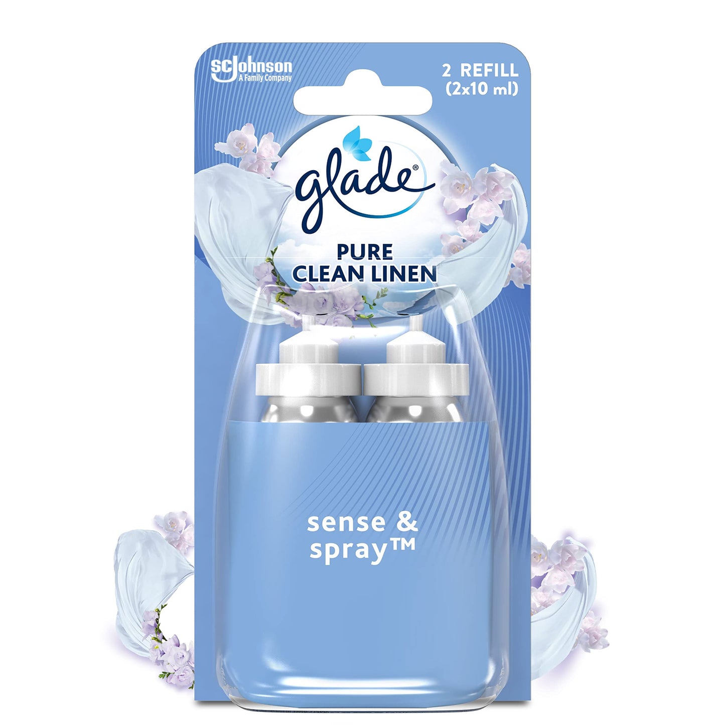 Recharge Glade Sense & Spray 18 ml DUO Fraîcheur de linge