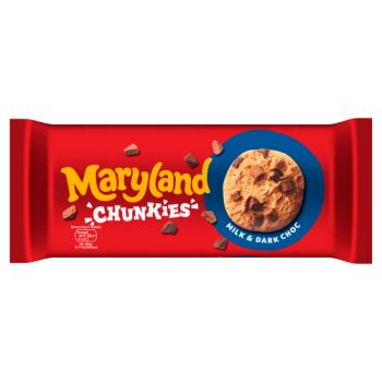 Maryland Milk & Dark Choc Chunkies 144g