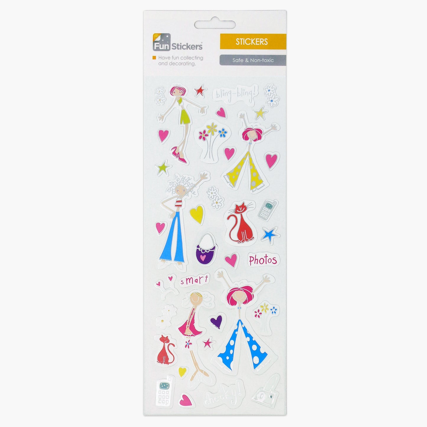 Fun stickers Girls Fashion